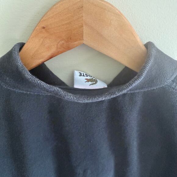 Lacoste Black Polo Shirt Men’s Size 5 Medium Classic Fit Crocodile Logo Preppy - Picture 7 of 10